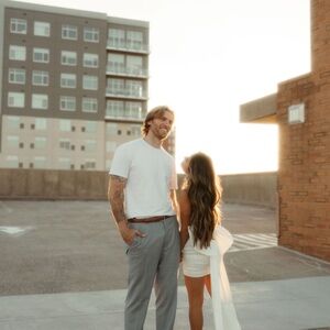 12th Tribe White Mini Dress